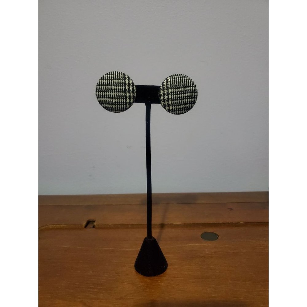 Button Earrings